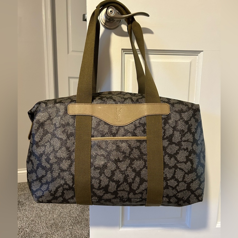 Vintage YSL Giraffe print Boston bag FINAL $ FIRM